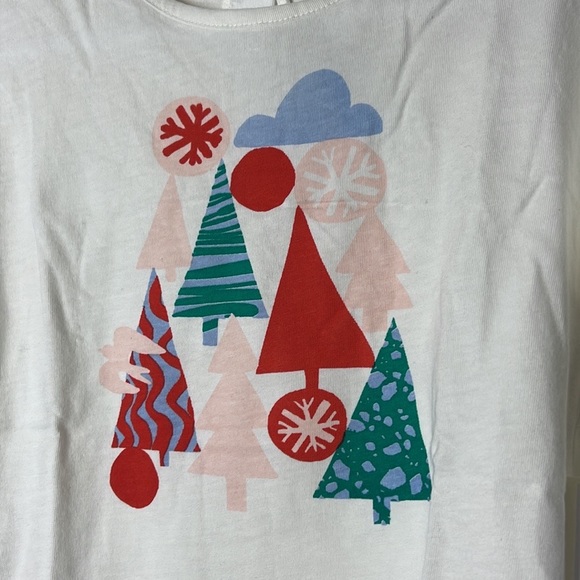 Open Edit Graphic Ivory Cloud Tree Stack Tee & Joggers NWT Size 12 months - Picture 3 of 9